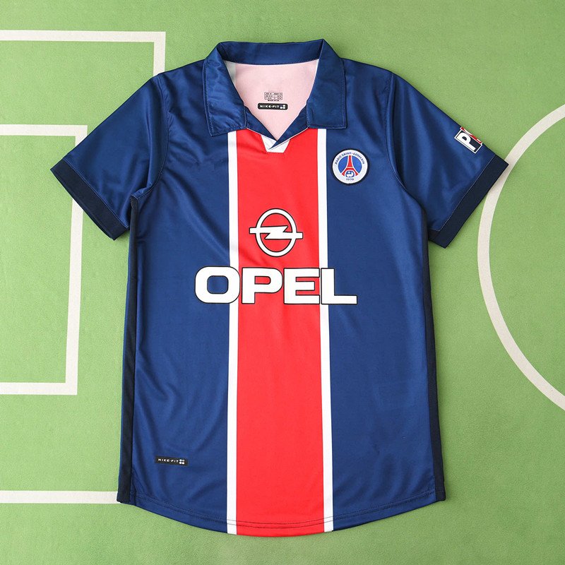 18f506e8ca 9899 season Paris Saint-Germain F.C. home retro Fan version - Imagem 1