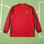 16 season Portugal home retro Long sleeve Fan version