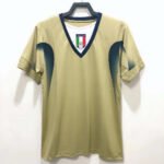 2006 season Italy Goalkeeper Gold retro Fan version