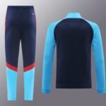 2425 Arsenal F.C. blue Long zipper jacket set - 图片 2