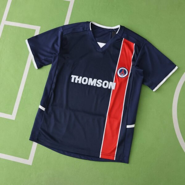 0203 season Paris Saint-Germain F.C. home retro Kids kit - 图片 2