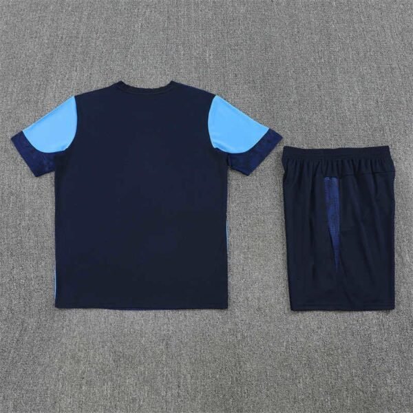 2526 season Olympique de Marseille Training clothes suit Short sleeve Fan version - Billede 3