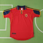 2000 season Spain home retro Fan version