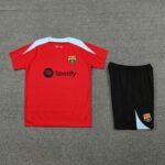 2425 FC Barcelona / Barça Training clothes suit Short sleeve Fan version