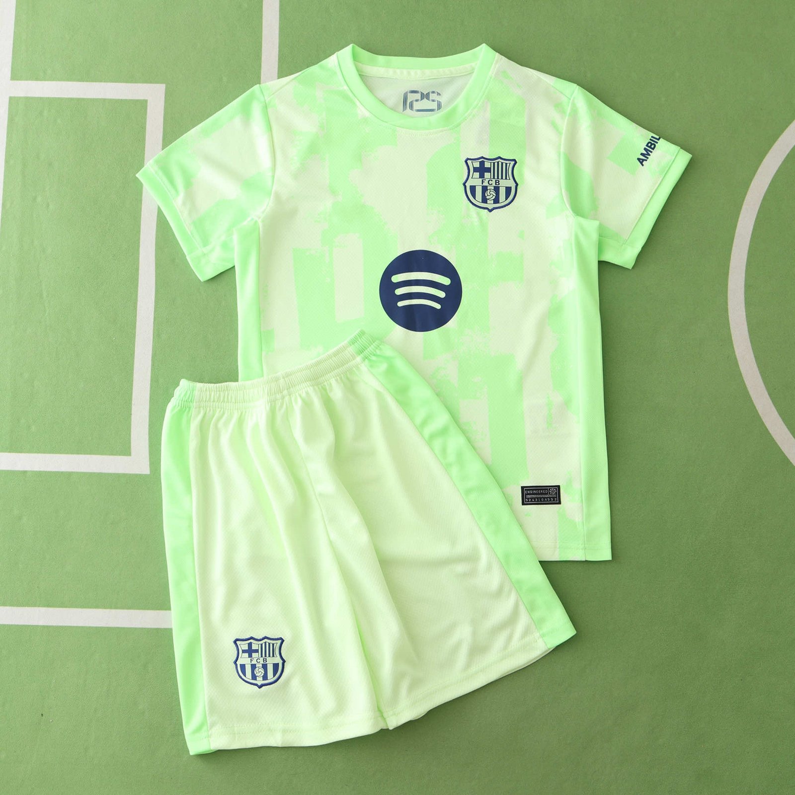 4c992d995b 2425 season FC Barcelona / Barça third Kids kit - Imagem 1