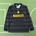 9798 season F.C. Internazionale Milano third Long sleeved retro Fan version