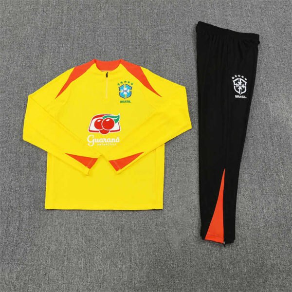 2526 season Brazil Half zip training suit set - Billede 3