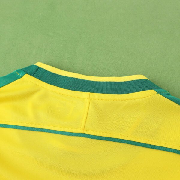 1998 season Brazil home Long sleeved retro Fan version - Imagem 7