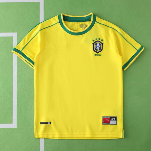1998 Brazil home retro Kids kit - immagine 2