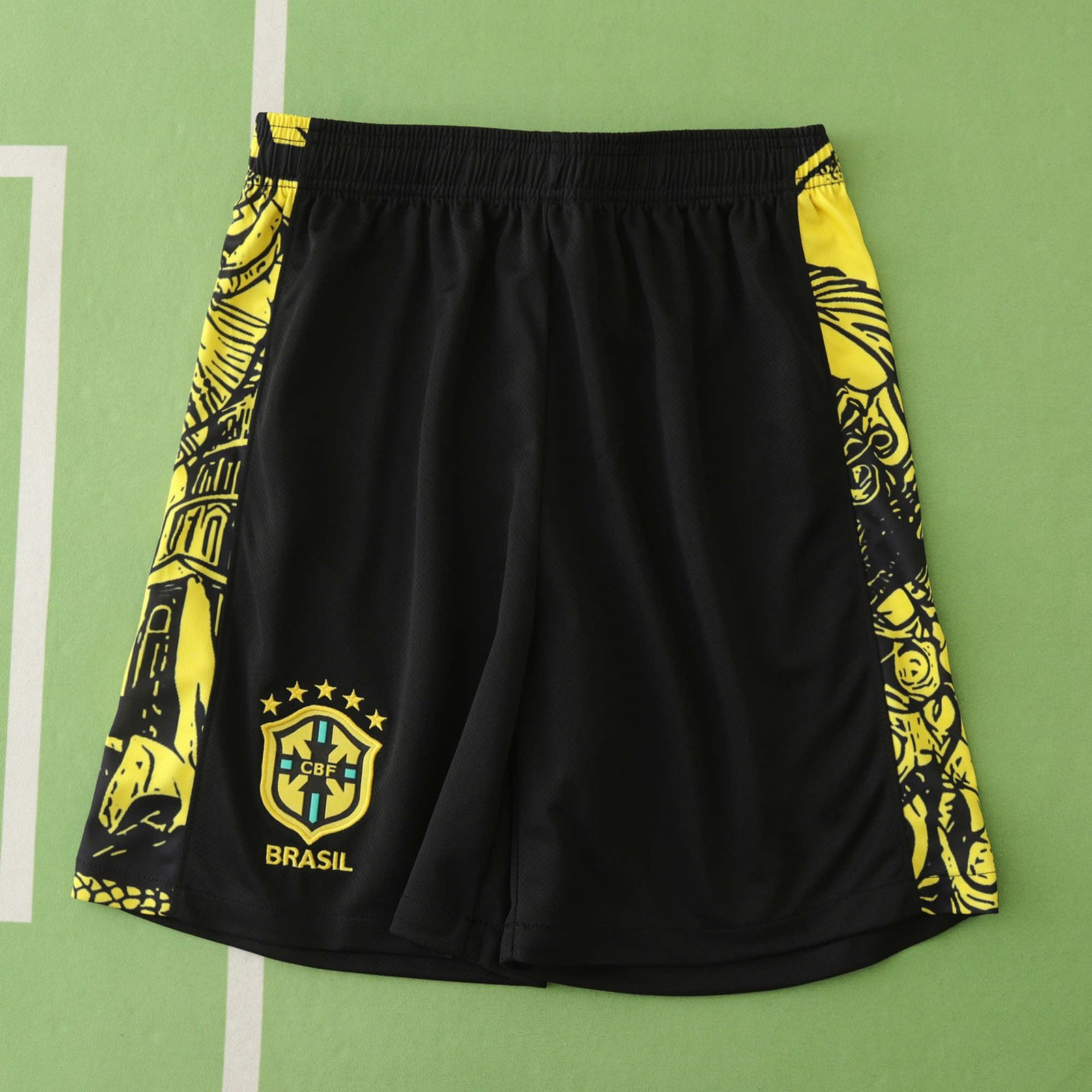 89e7306d62-1 2425 season Brazil Jesus shorts - 图片 1