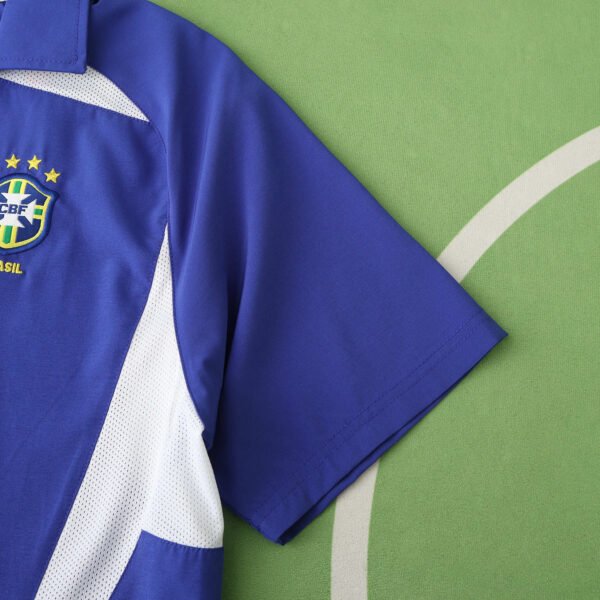 ⁦2002 season Brazil away retro Fan version⁩ - الصورة ⁦4⁩