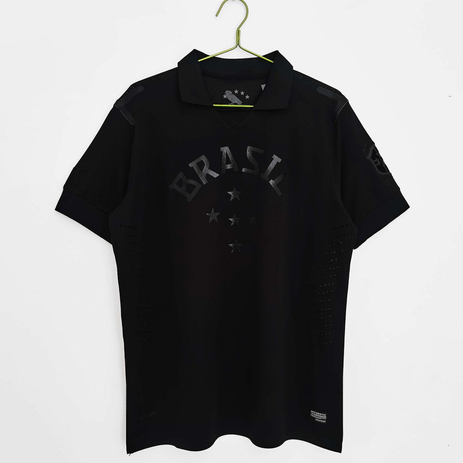 b0e8d85f4d-1 1314 season Brazil Black Classic Retro Player - immagine 1