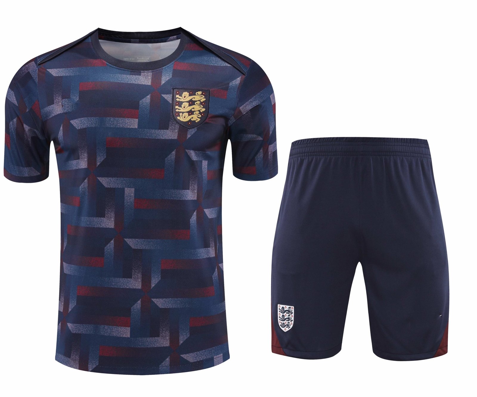 be2c1acd6c-1 2425 England Training clothes suit Short sleeve Fan version – Image 1