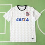 1213 season Corinthians Paulista home retro Fan version