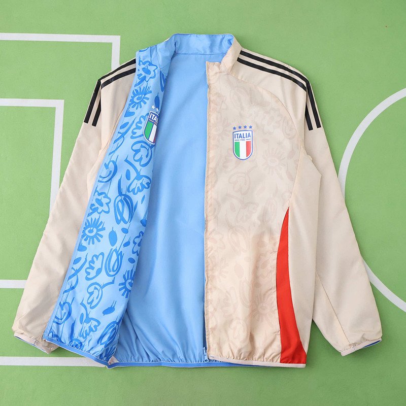 e9219c42a1-1 2425 Italy Wear on both sides windbreaker - Billede 1