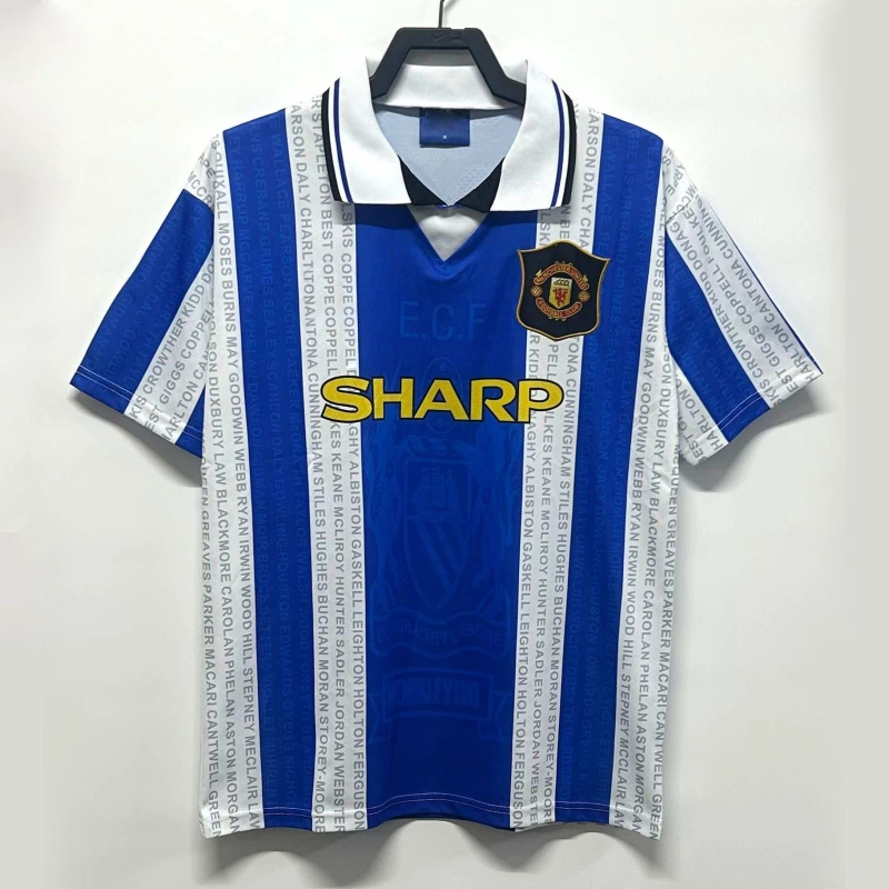 0baecb81d4 9496 season Manchester United third retro Fan version - Imagen 1