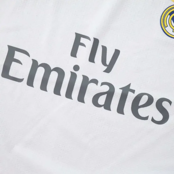 1516 season Real Madrid CF home Long sleeved retro Fan version - 图片 4