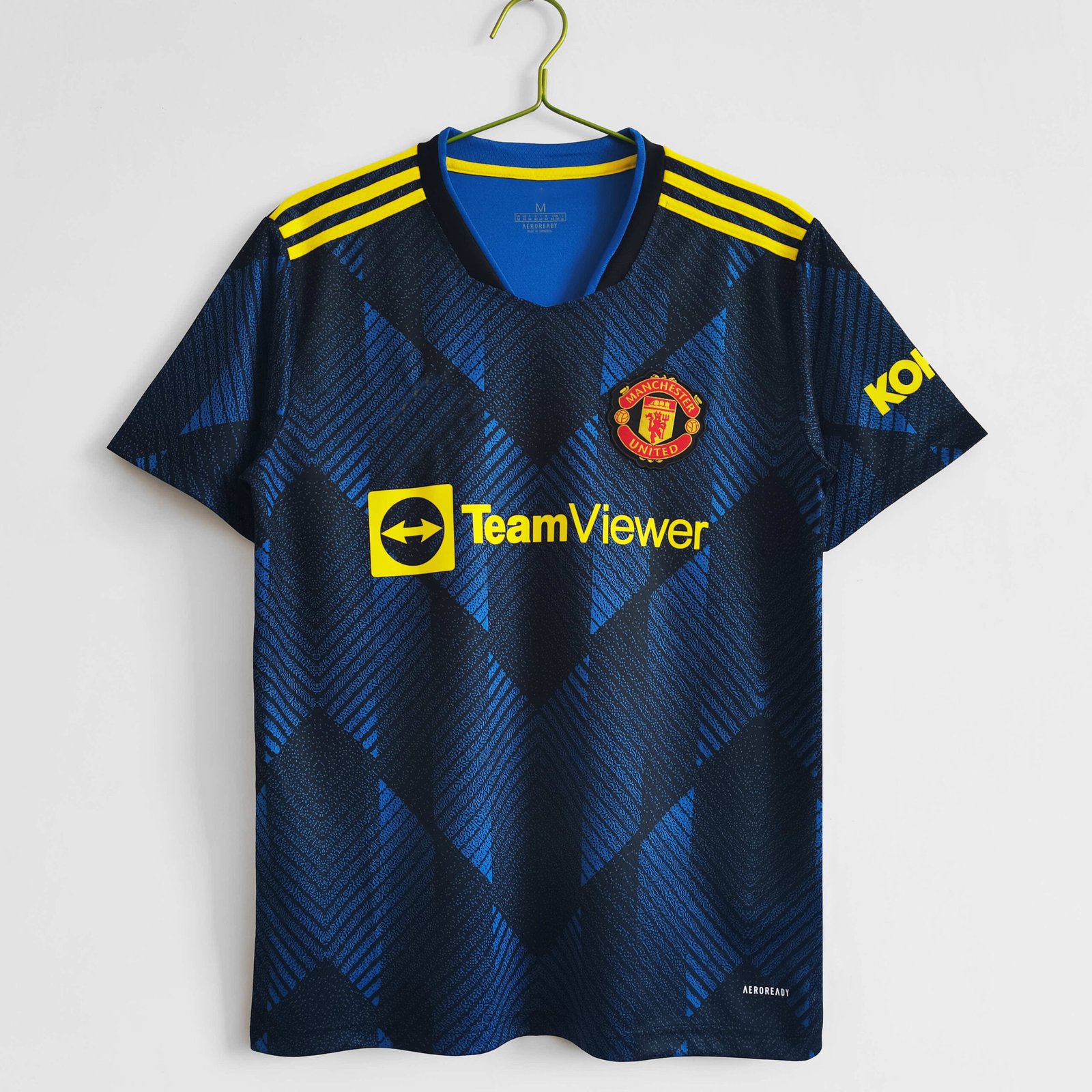 123200c03c 2122 season Manchester United third retro Fan version - Imagem 1