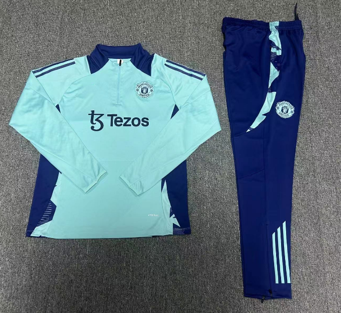 1ae4772c1d 2425 Manchester United F.C. blue Training suit set - Imagen 1
