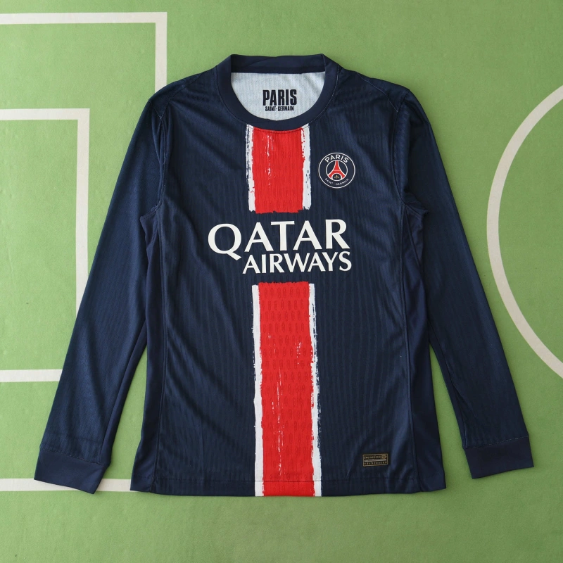 219352b5f4 2425 season Paris Saint-Germain F.C. home Long sleeved Player version - Image 1