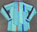 9697 season  Barcelona away long sleeved retro Fan version - Afbeelding 3
