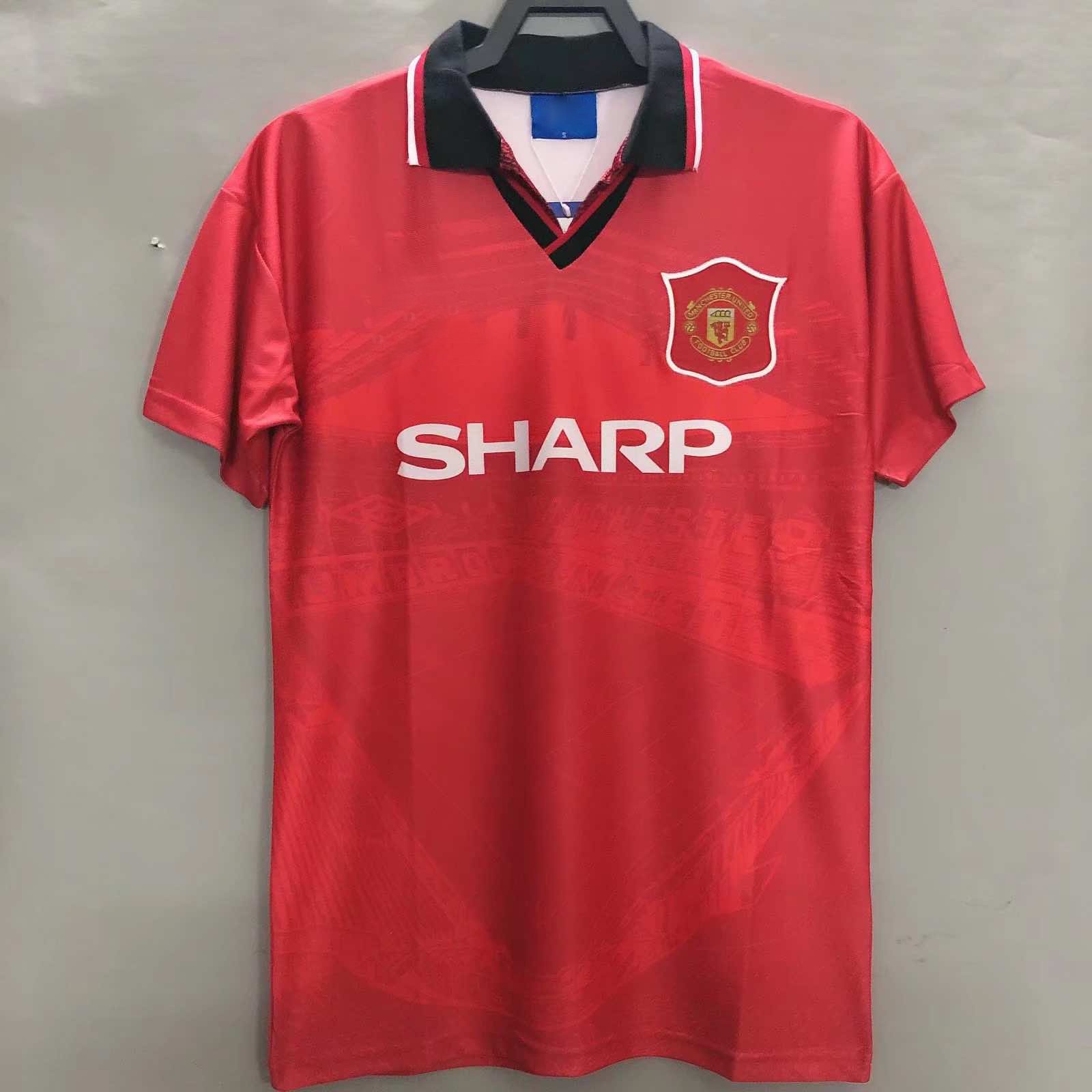 6ea445510e 9496 season Manchester United Home retro Fan version - Imagen 1