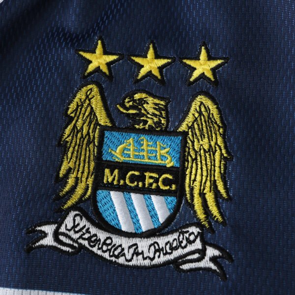 9798 season Manchester City F.C. away retro Fan version - Afbeelding 4