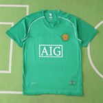 0708 season Manchester United F.C. goalkeeper retro Fan version
