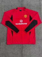 0203 season Manchester United F.C. red Half pull training suit