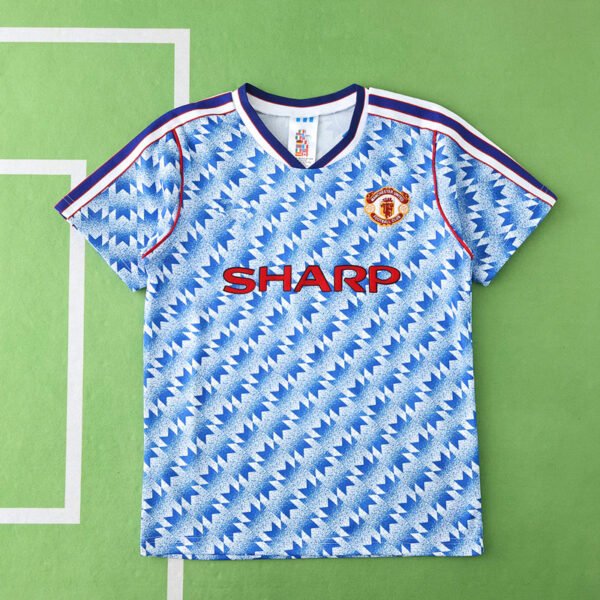 9092 Manchester United F.C. away retro Kids kit - 图片 3