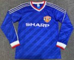8688 season Manchester United away long sleeved retro Fan version