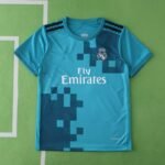 ⁦1718 Real Madrid CF third retro Kids kit⁩ - الصورة ⁦3⁩