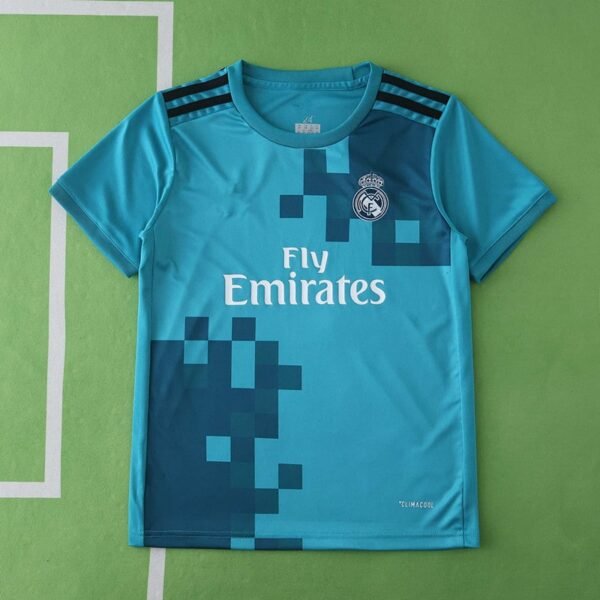 ⁦1718 Real Madrid CF third retro Kids kit⁩ - الصورة ⁦3⁩