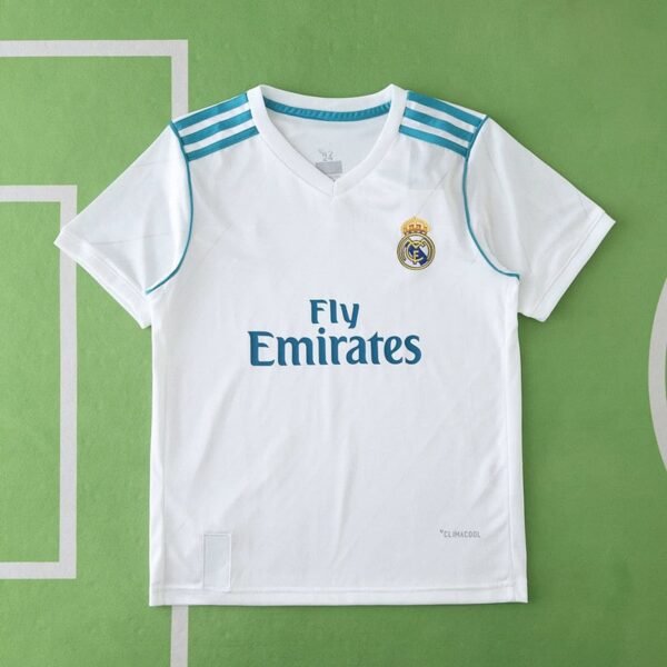 1718 Real Madrid CF home retro Kids kit - Imagem 2