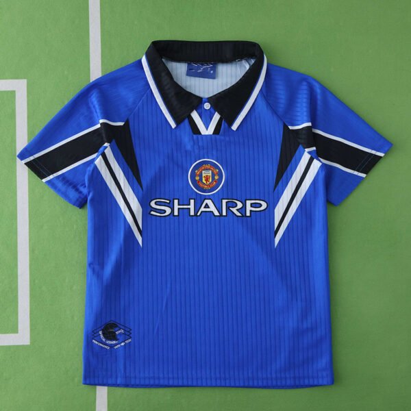 ⁦9698 Manchester United F.C. third retro Kids kit⁩ - الصورة ⁦6⁩