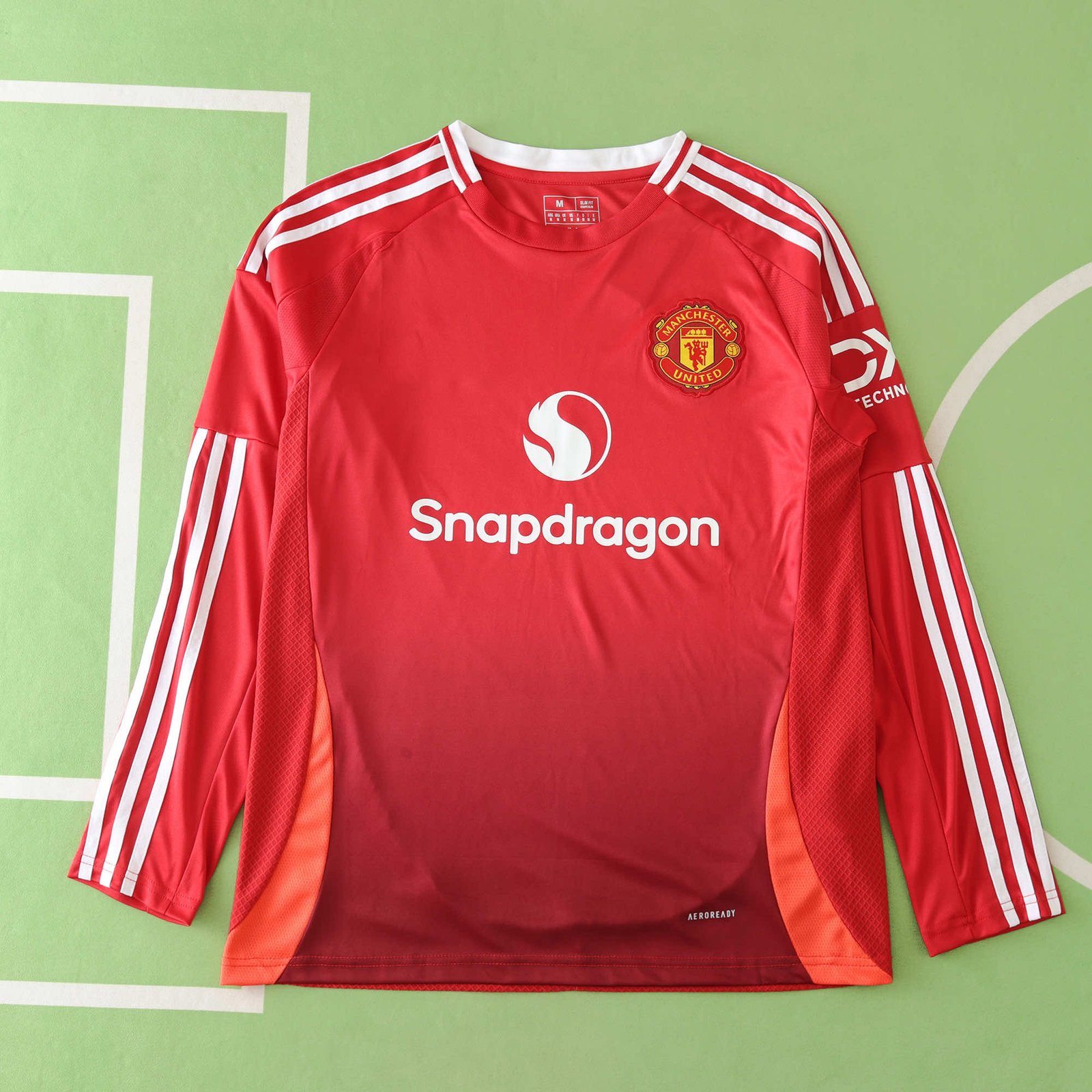 ccdb8c5a05 2425 season Manchester United F.C. home Long sleeved Fan version - Imagem 1