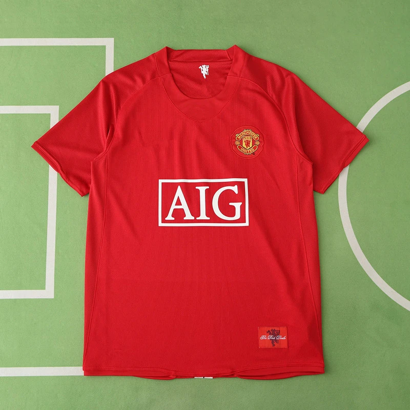 dc4cb5369c 0708 season Manchester United F.C. home retro Fan version - Afbeelding 1