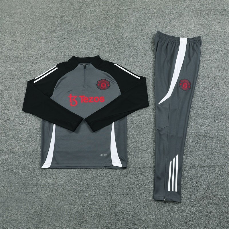 e0bdb4848d 2425 Manchester United F.C. grey Training suit set - Imagen 1