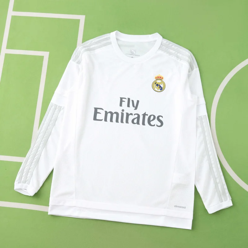 e3fecc8f68 1516 season Real Madrid CF home Long sleeved retro Fan version - 图片 1