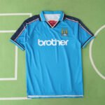 9798 season Manchester City F.C. home retro Fan version